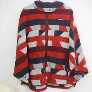 Patagonia Synchilla Poncho Geometric XS/S Upstream Texture